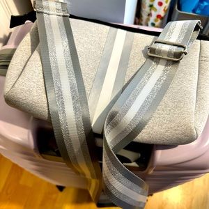 Neoprene crossbody bag by Ah-dorned with guitar strap NWOT